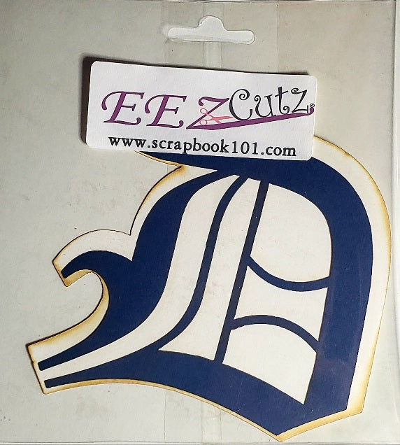 Eez cuts  - laser cut   - Detroit Tigers Old English D