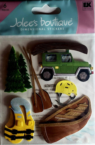 Jolee's Boutique Dimensional Sticker -  canoe trip