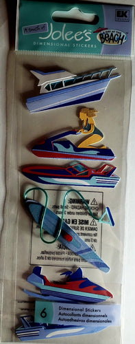 Jolee's Boutique Dimensional Sticker - water sports tall long pack