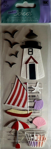 Jolee's Boutique Dimensional Sticker - costal lighthouse tall long pack