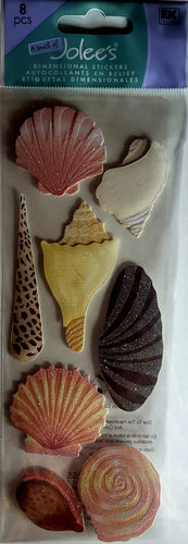 Jolee's Boutique Dimensional Sticker - shells tall long pack