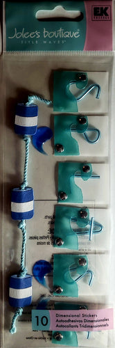 Jolee's Boutique Dimensional Sticker - splash title tall long pack