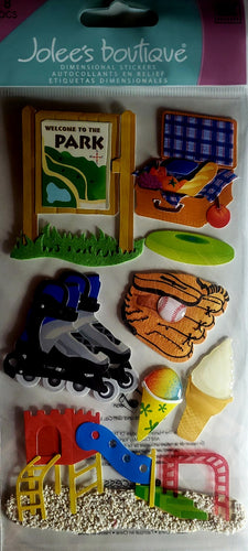 Jolee's Boutique Dimensional Sticker - a day at the park - large pack