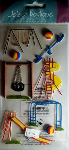 Jolee's Boutique Dimensional Sticker - park fun - large pack