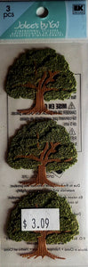 Jolee's Boutique Dimensional Sticker -  trees tall small pack