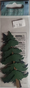 Jolee's Boutique Dimensional Sticker -  pine tree tall small pack
