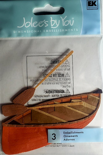 Jolee's Boutique Dimensional Sticker -  canoe