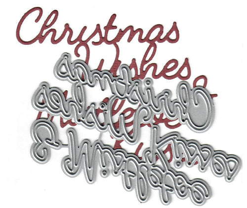 Dies ... to die for metal cutting die - Christmas Wishes & Mistletoe Kisses