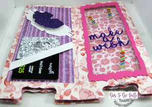 Dies ... to die for metal cutting die - Make a wish word with shadow
