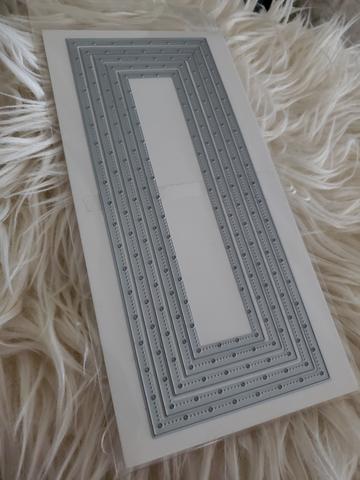 Gina Marie Metal cutting die -  Slimline big and little rectangle dies