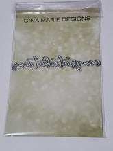 Load image into Gallery viewer, Gina Marie Metal cutting die - Congratulations word