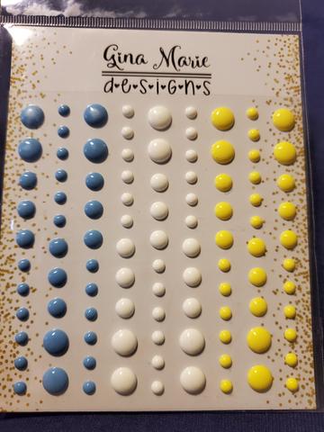 Gina Marie Enamel Dots set - delightful daisy gloss