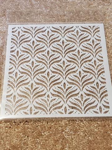 Gina Marie stencil 6x6 - Dotted blossom