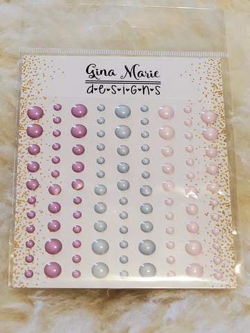 Gina Marie Enamel Dots set - river rock