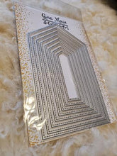 Load image into Gallery viewer, Gina Marie Metal cutting die -  Drop stitch pendant - pennant