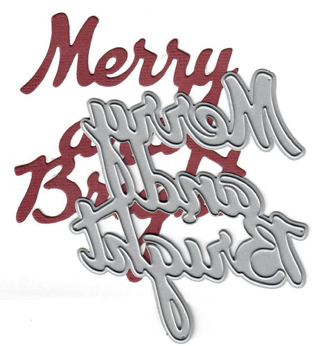 Dies ... to die for metal cutting die - Merry and Bright word