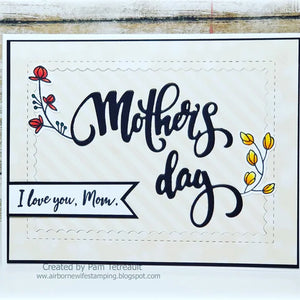 Gina Marie Metal cutting die - Mother's Day