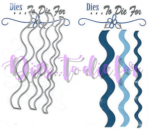 Dies ... to die for metal cutting die - Ricrac accents - Ric Rac RickRack Rick Rack