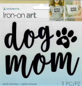 Momenta 4color Iron-on Art for fabric - Dog Mom