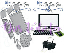 Load image into Gallery viewer, Dies ... to die for metal cutting die - Computer set with printer