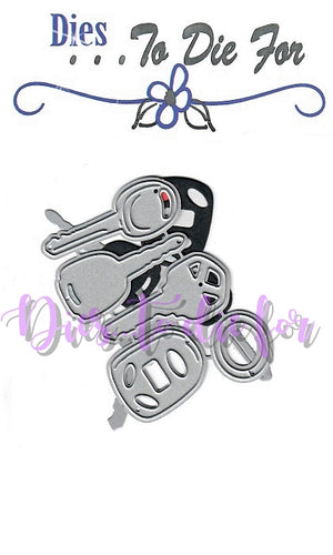 Dies ... to die for metal cutting die -  Car and house keys set
