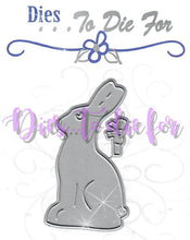 Load image into Gallery viewer, Dies ... to die for metal cutting die - Large Chocolate bunny