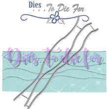 Load image into Gallery viewer, Dies ... to die for metal cutting die - Water / Snow edge border