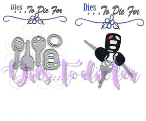 Dies ... to die for metal cutting die -  Car and house keys set