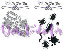 Load image into Gallery viewer, Dies ... to die for metal cutting die - Germs / Virus structure