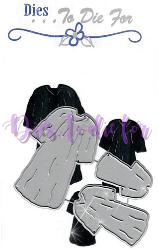 Dies ... to die for metal cutting die - Grad Gown set - Graduation