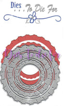 Load image into Gallery viewer, Dies ... to die for metal cutting die - Ruffle Edge Circle set