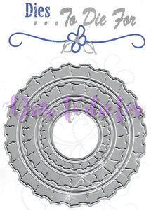 Dies ... to die for metal cutting die - Ruffle Edge Circle set