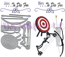 Load image into Gallery viewer, Dies ... to die for metal cutting die - Bow and arrow Archery target practice - Hunting