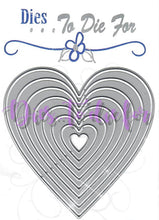 Load image into Gallery viewer, Dies ... to die for metal cutting die - Basic Hearts