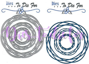 Dies ... to die for metal cutting die - Random Circle Wreath set