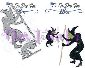Dies ... to die for metal cutting die - Old witch - 2 sizes