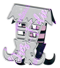Load image into Gallery viewer, Dies ... to die for metal cutting die - Witch legs and skirt corner