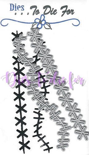 Dies ... to die for metal cutting die - Stitches Border