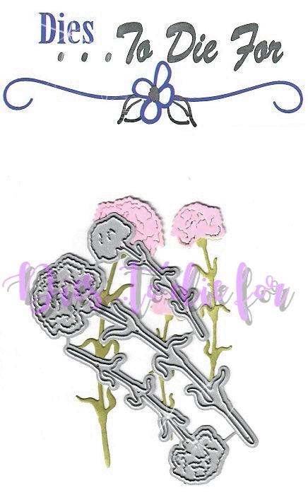 Dies ... to die for metal cutting die -  Carnation flower die set