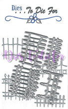 Load image into Gallery viewer, Dies ... to die for metal cutting die - Metal Fence - Scary - Creepy