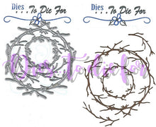 Load image into Gallery viewer, Dies ... to die for metal cutting die - Branch Wreath set