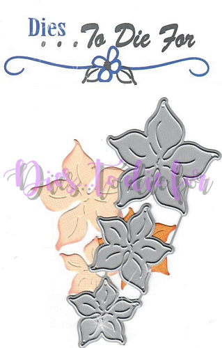 Dies ... to die for metal cutting die - Pumpkin Flower set of 3