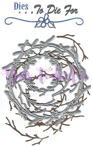 Dies ... to die for metal cutting die - Branch Wreath set