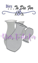 Load image into Gallery viewer, Dies ... to die for metal cutting die - Glass vase for flowers die set