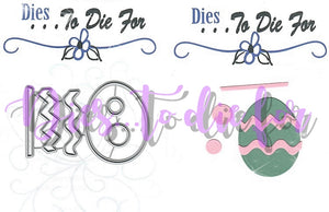 Dies ... to die for metal cutting die - Egg - Large - Decorate