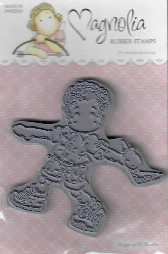 Magnolia rubber cling stamp - unmounted - edwin with boomerang