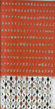 Load image into Gallery viewer, Letters - Prima cardstock sticker - Welcome to Paris Alphabet fonts and multi words pack