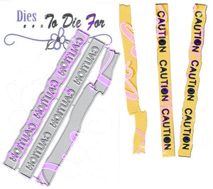 Dies ... to die for metal cutting die - Caution tape border set