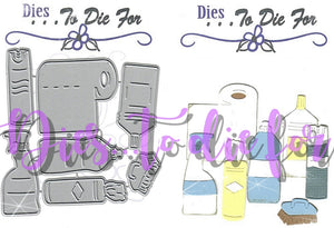 Dies ... to die for metal cutting die - Cleaning supplies - Paper towel - disinfectant - Spray