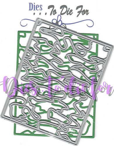 Dies ... to die for metal cutting die - Camo Background plate
